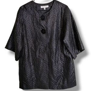 Harve Benard Womens Coat Sz 10 Silk Texture Opera Evening Retroglam Royalty VTG‎